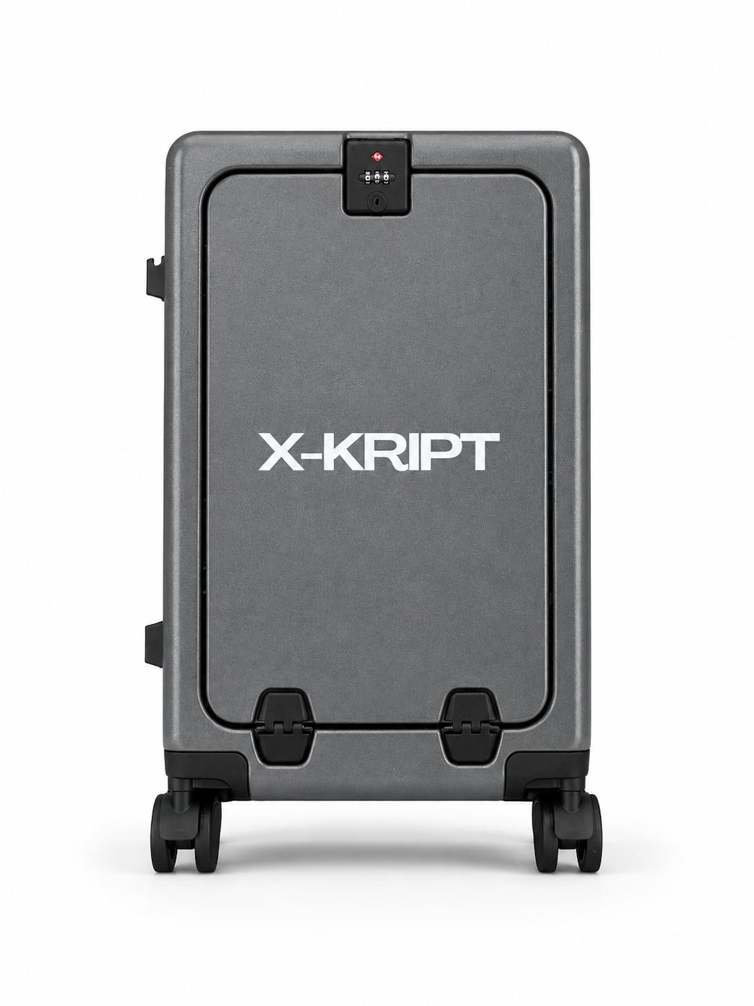 X-KRIPT AC Cabin Luggage - Smart Carry - On Suitcase