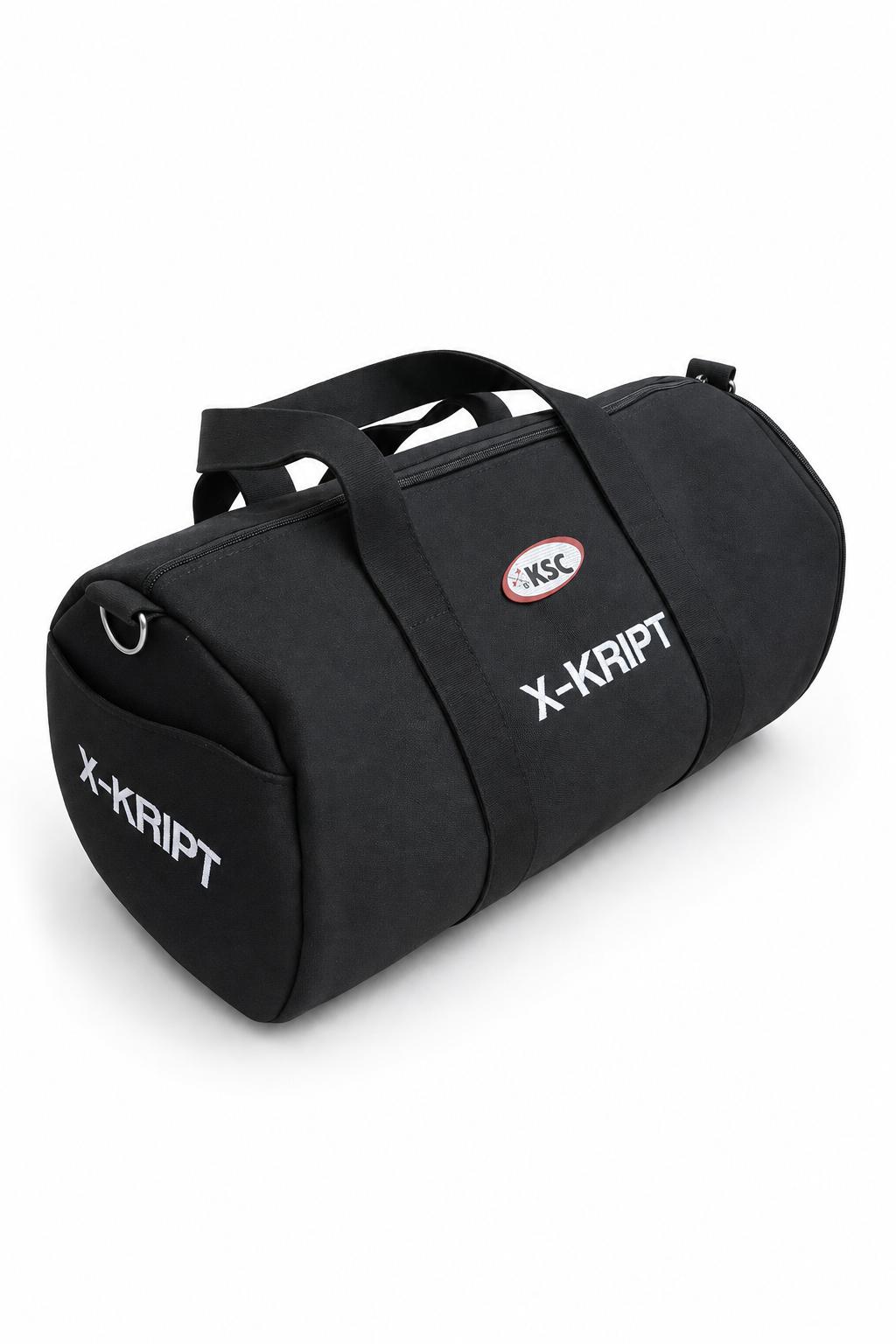 KSC Canvas Cylinder Bag - Shoe Compartment